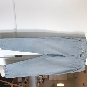 Stylish pinstripe trousers